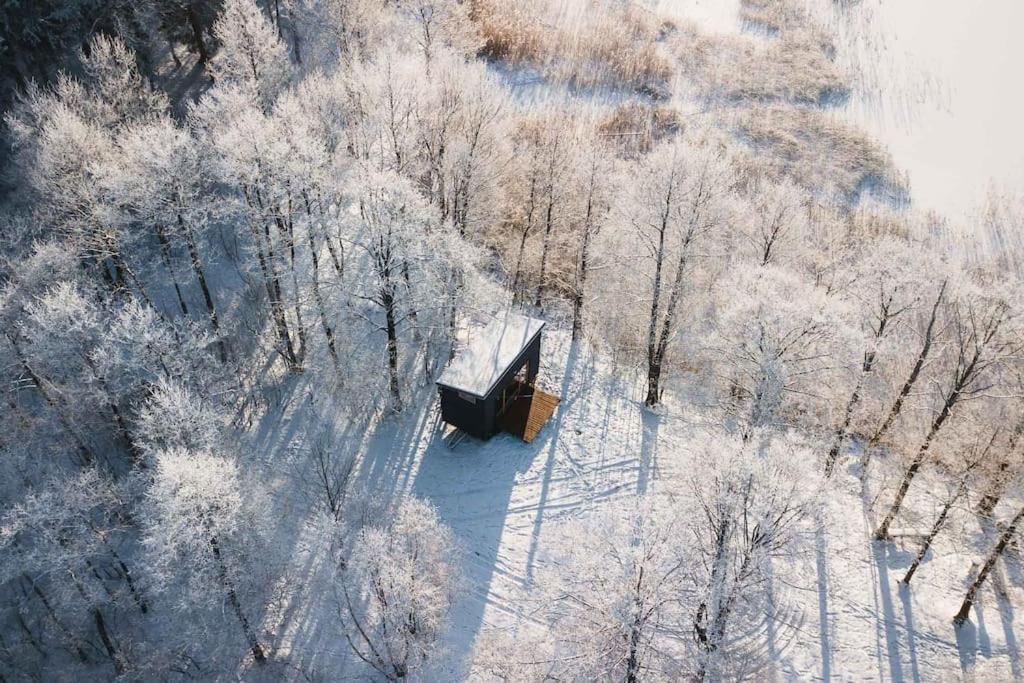 Beautiful Tiny House On The Lake Side. Trakai Exteriör bild